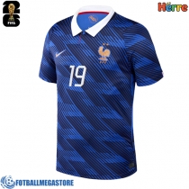 Fotballdrakt Herre Frankrike Theo Hernandez #19 Hjemmedrakt VM 2026 Kortermet